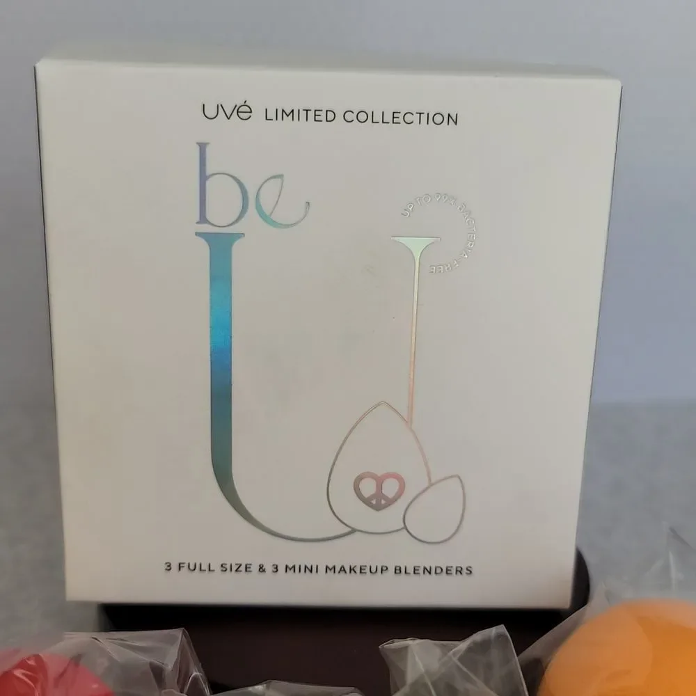 UVÉ Limited Collection Be You - Beauty Blender Set - 3 Full Size & 3 Mini Sponge